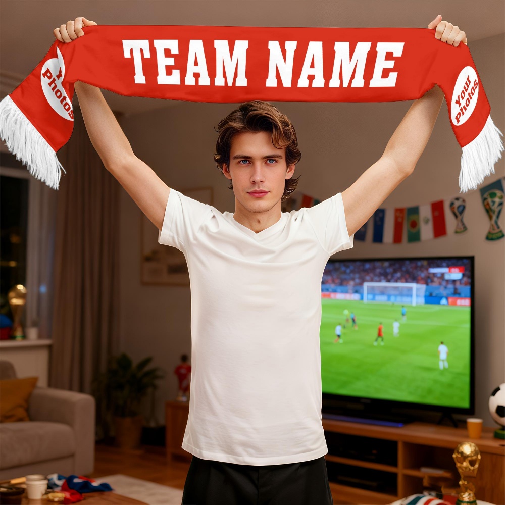 1pc Custom Team Fan Scarf - Pe - Party Games Easter 评论和价格