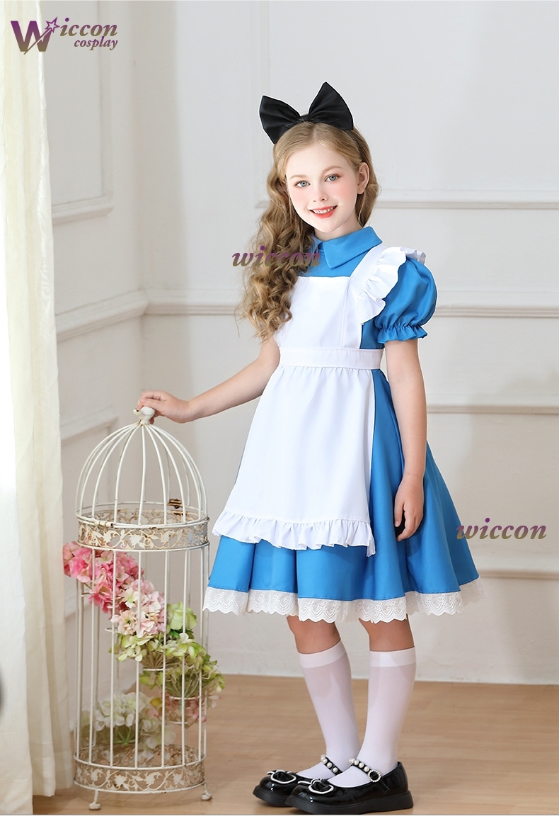 Ynot Children Girls Blue Alice - Party Games Alice In Wonderland 评论和价格