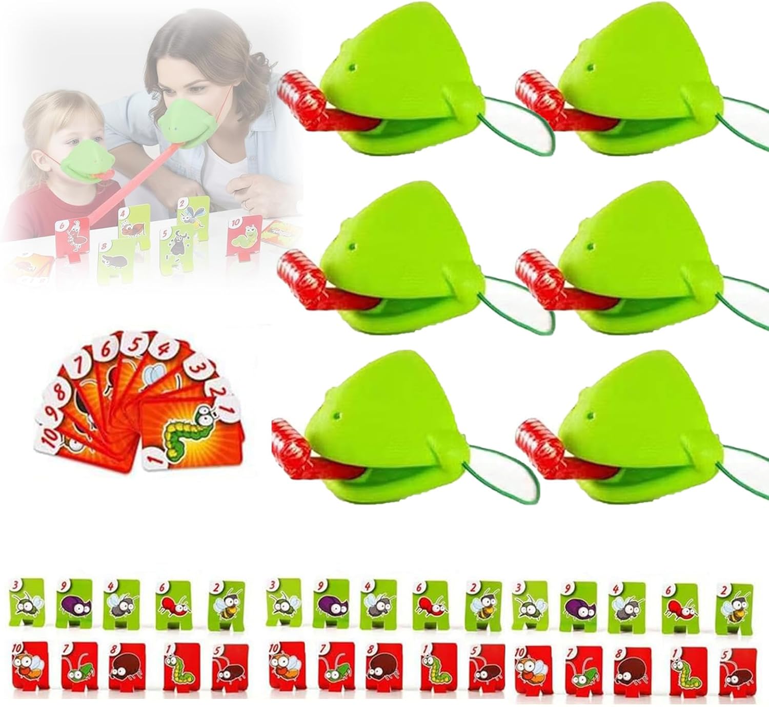 6 Set Chameleon Tongue Shootin - Party Games Easter 评论和价格