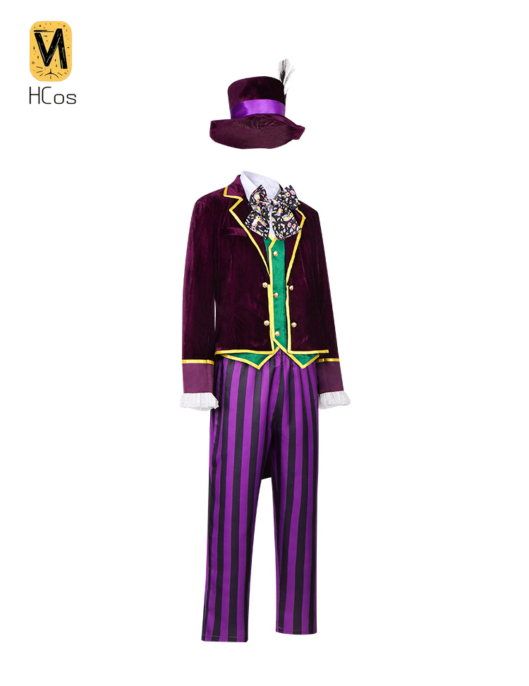 Handmade Cos Outfit: Mad Hatte - Party Games Alice In Wonderland 评论和价格