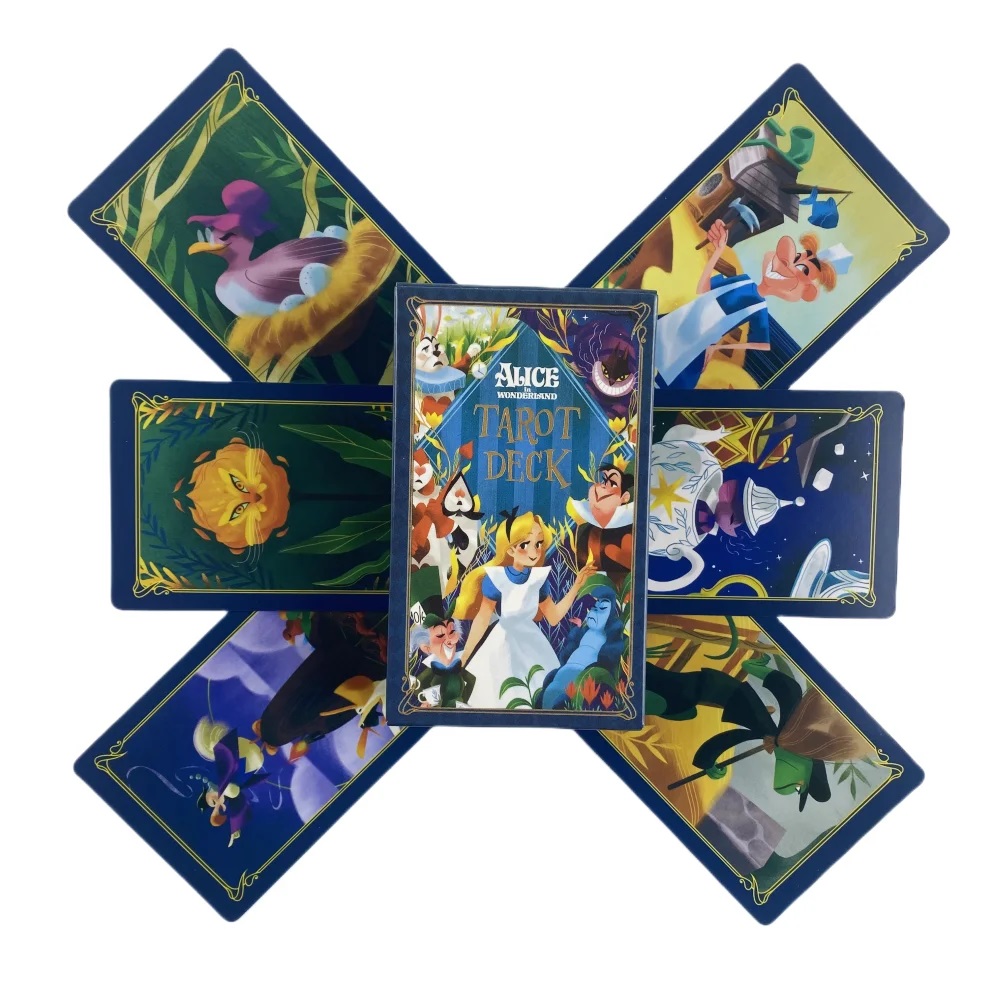 Alice in Wonderland Tarot Deck - Party Games Alice In Wonderland 评论和价格