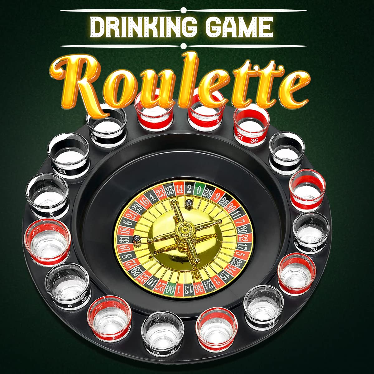 16 Cups Rotating Drinking Game - Party Games Juego 评论和价格