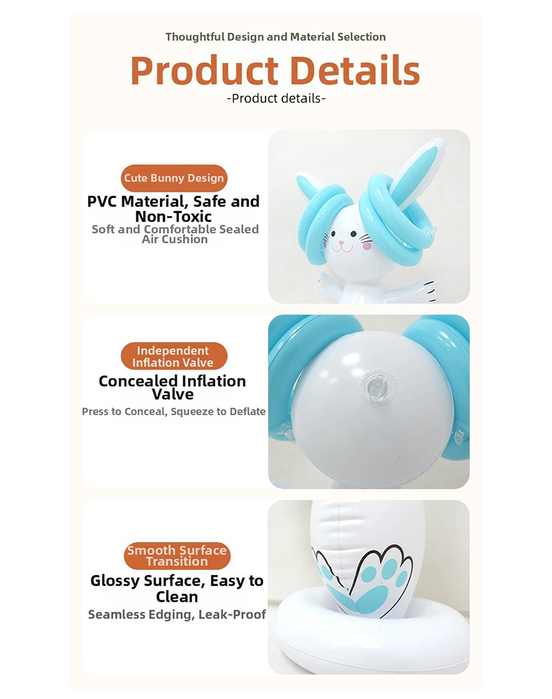 Easter Inflatable Bunny Ring T - Party Games Easter 评论和价格