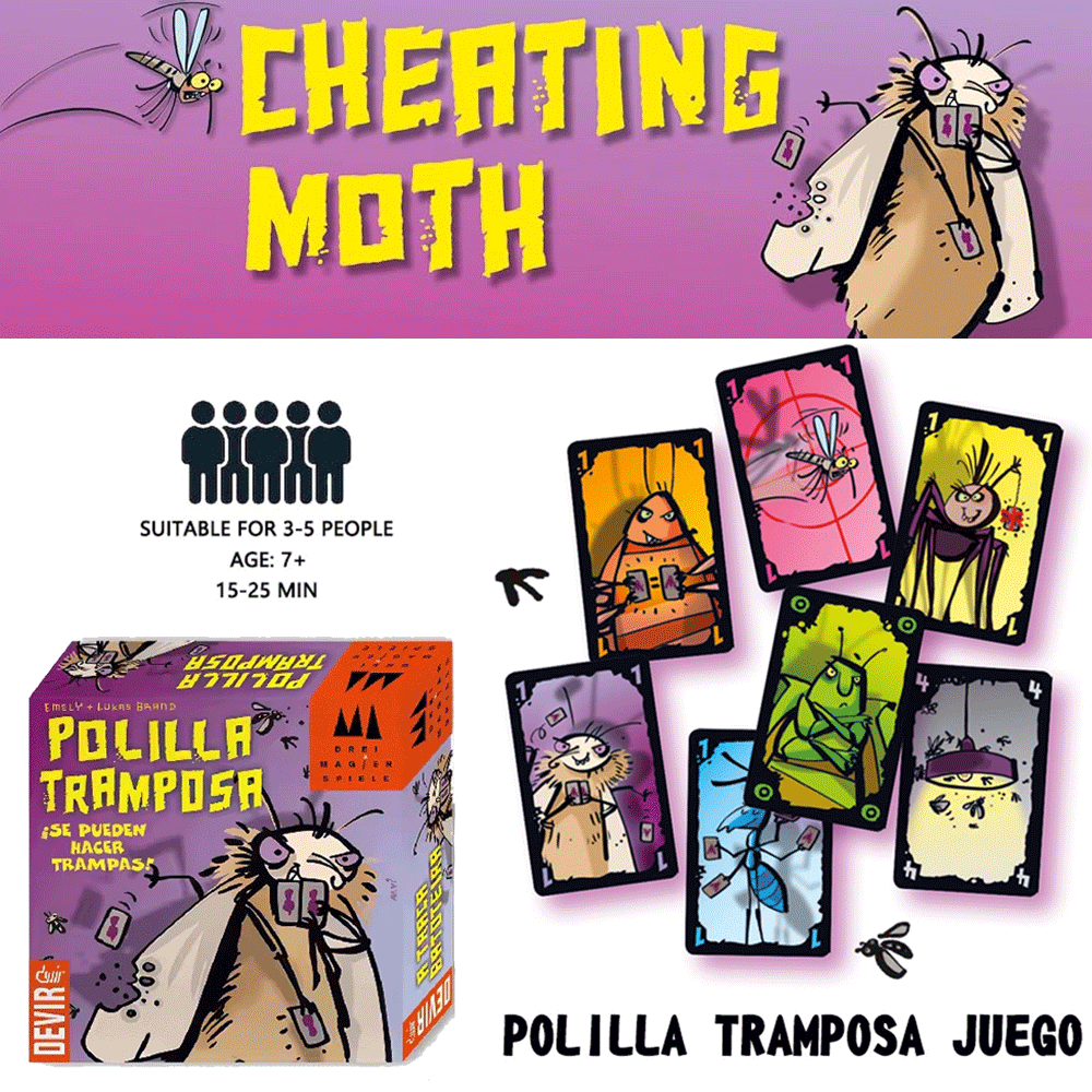 Polilla Tramposa Board Games T - Party Games Juego 评论和价格