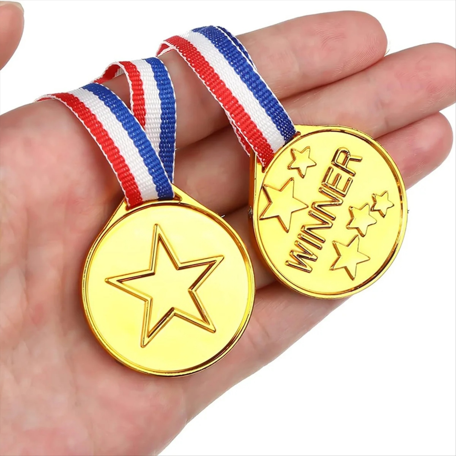 30Pcs Plastic Gold Winners Med - Party Games Easter 评论和价格